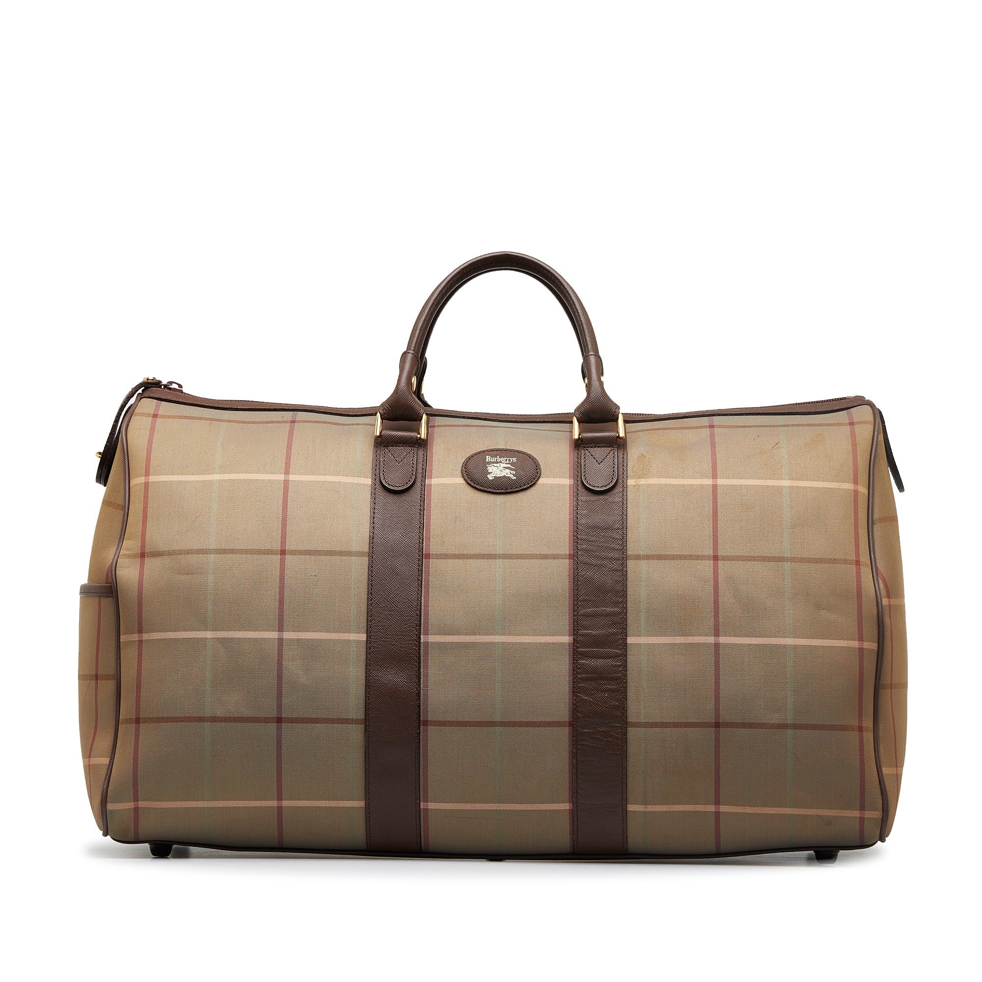 Brown Burberry House Check Travel Bag – Designer Revival