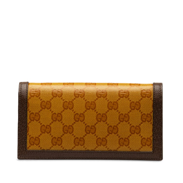 Brown Gucci x Adidas GG Supreme Wallet on Chain Crossbody Bag - Designer Revival