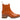 Burnt Orange Angela Scott Patent Chelsea Boots Size 39.5