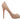 Beige Christian Louboutin Studded Peep-Toe Pumps Size 39