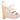 White Christian Dior Wedge Brogue Heels Size 38