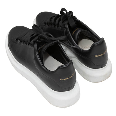 Black & White Alexander McQueen Platform Sneakers Size 38 - Designer Revival