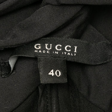 Black Gucci Sleeveless V-Neck Dress Size IT 40