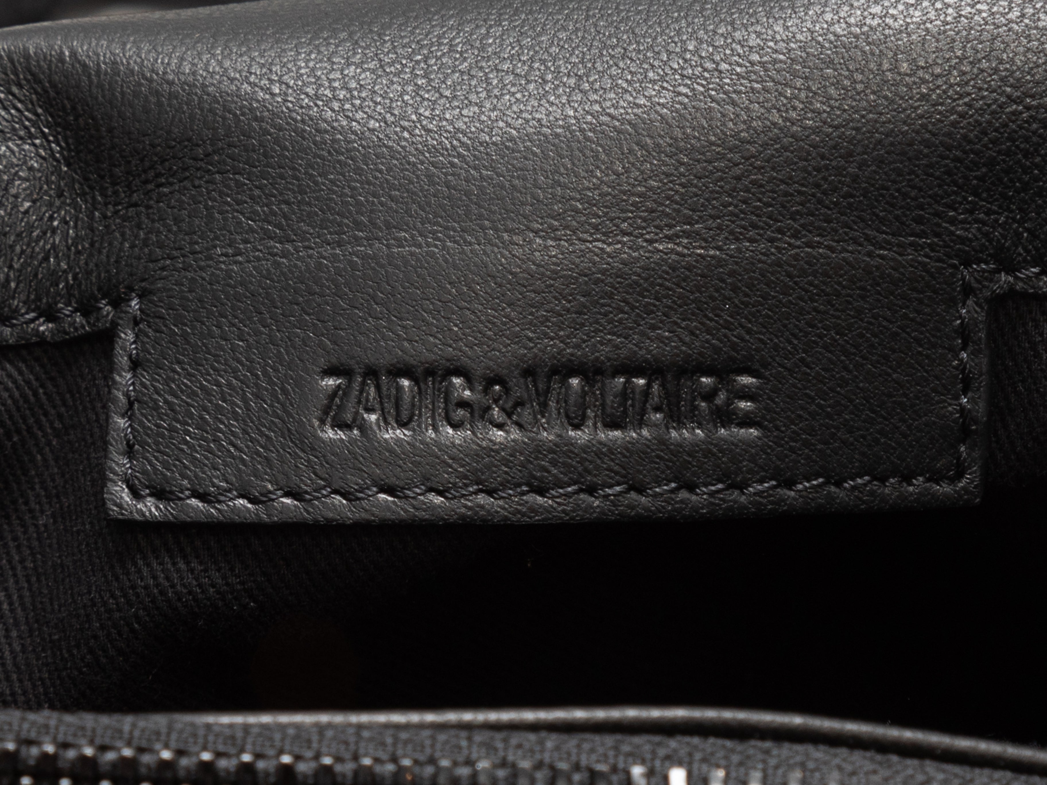 Zadig & Voltaire - Authenticated Rock Handbag - Leather Black for Women, Very Good Condition
