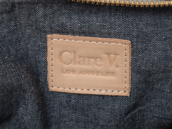Clare V Authenticated Suede Handbag