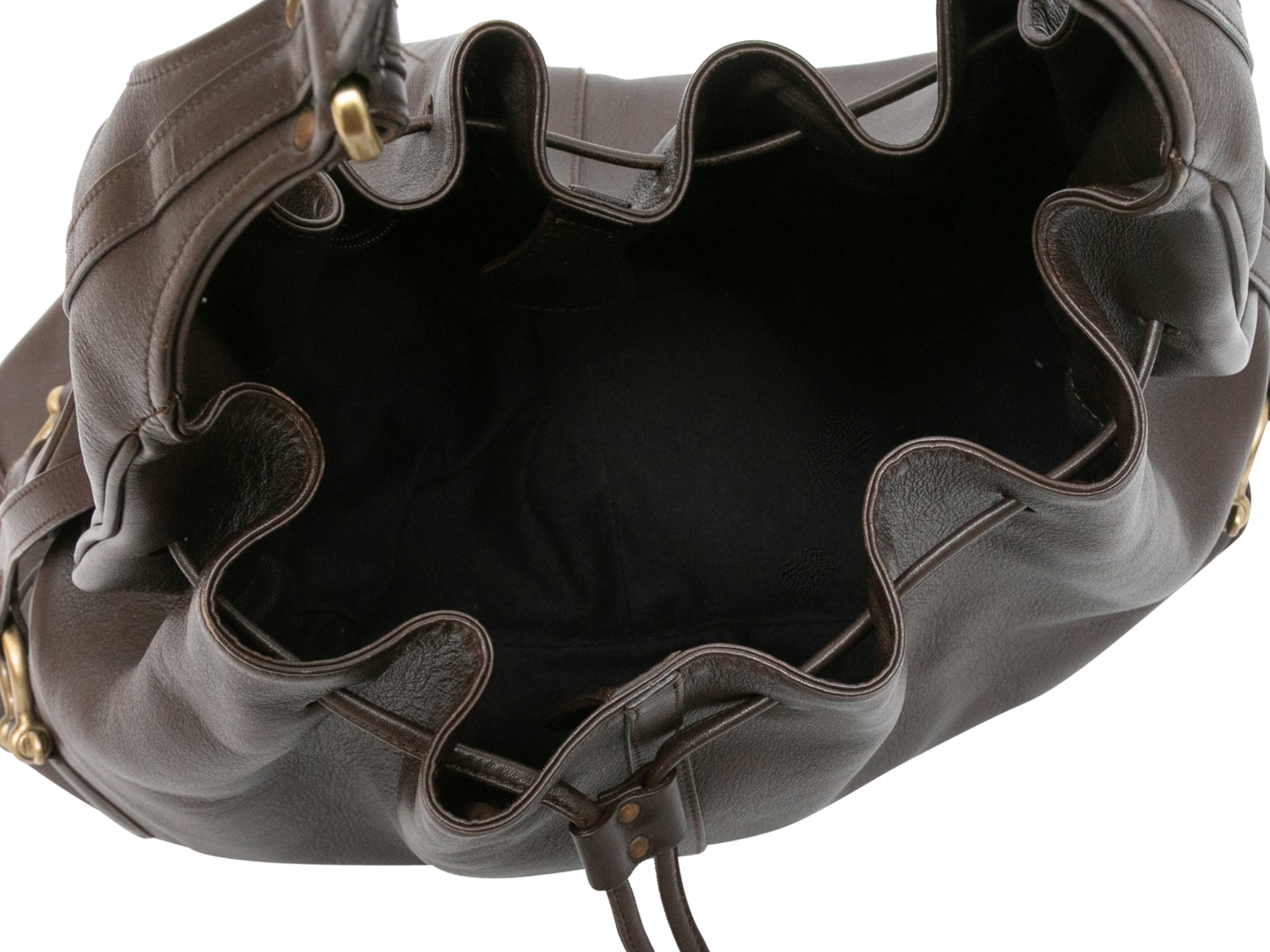 Burberry Bartow Brown Leather Hobo Bag