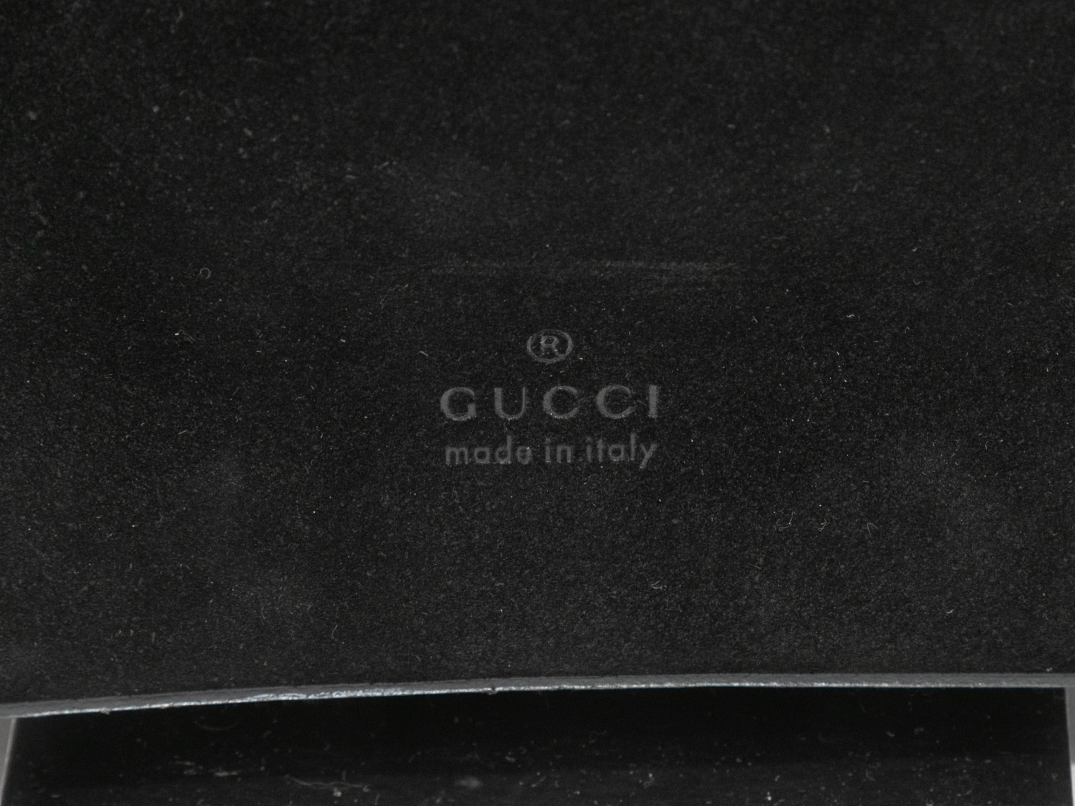 Vintage Gucci Pencil Case Black Tom Ford Era - Mint!
