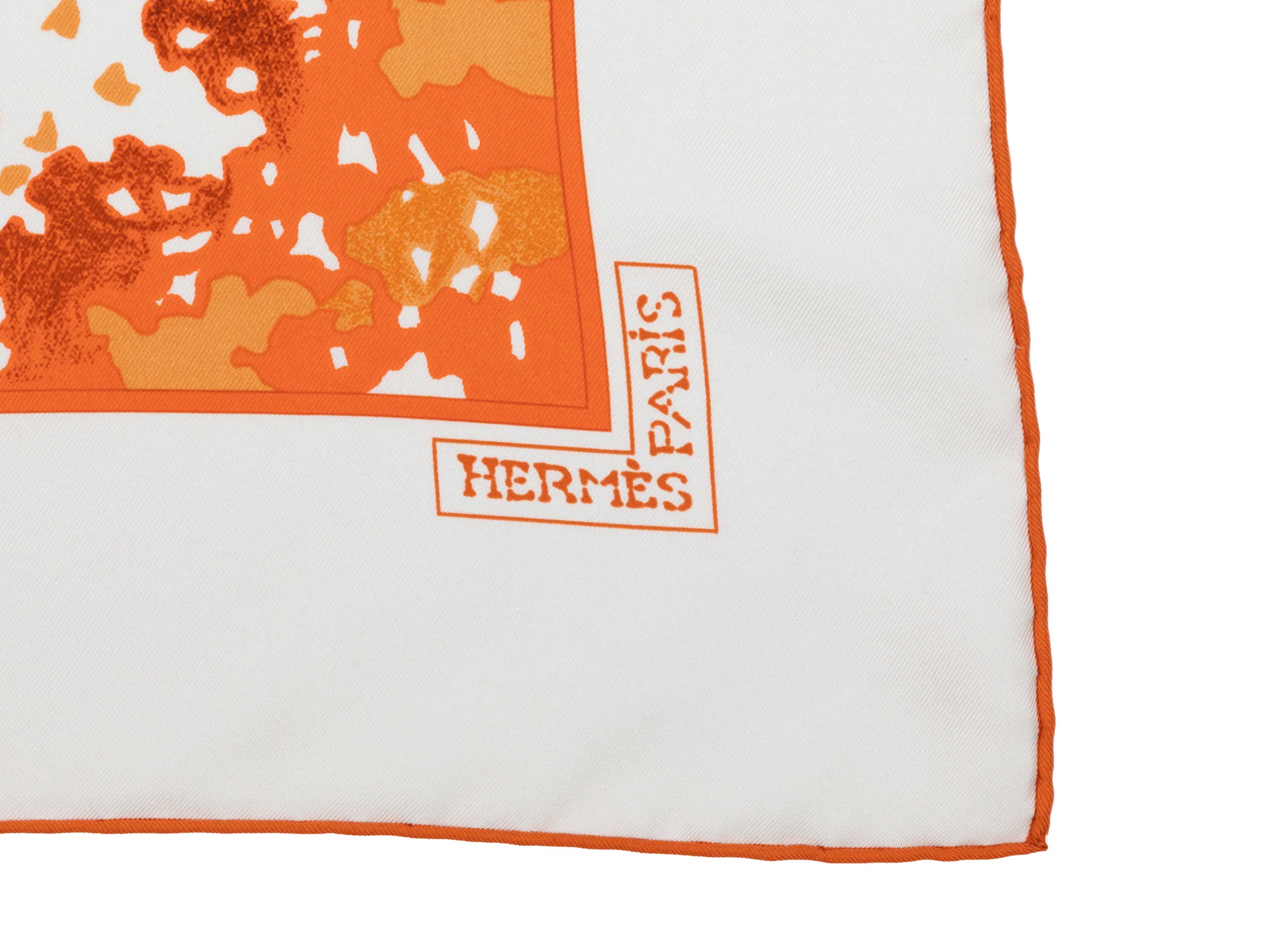 Hermes 100% Silk VIF Argent Scarf