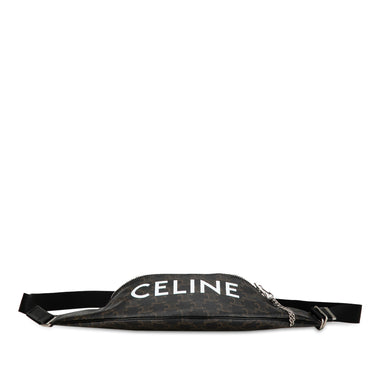 Brown Celine Triomphe Belt Bag