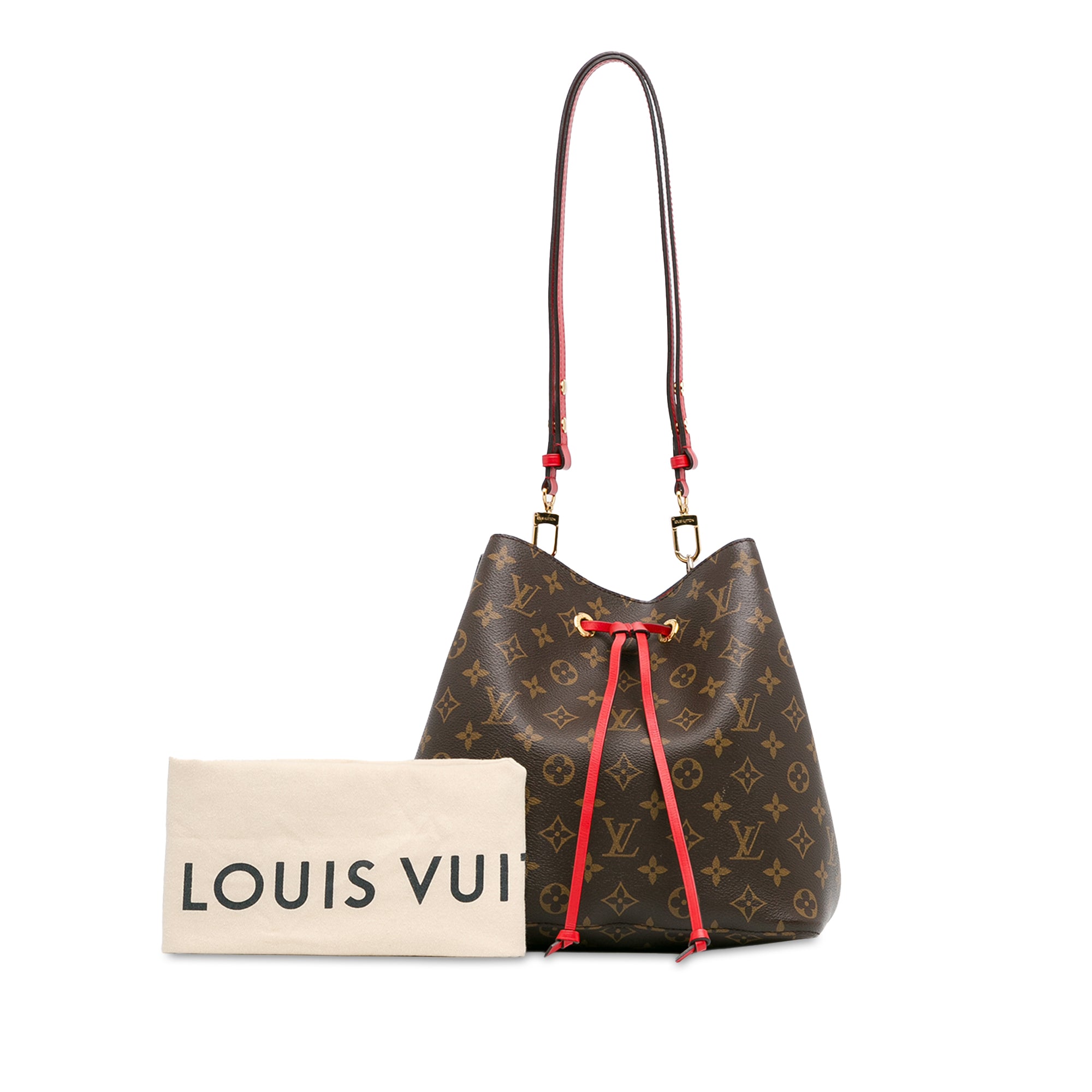 Brown Louis Vuitton Monogram Neonoe MM Bucket Bag – Designer Revival