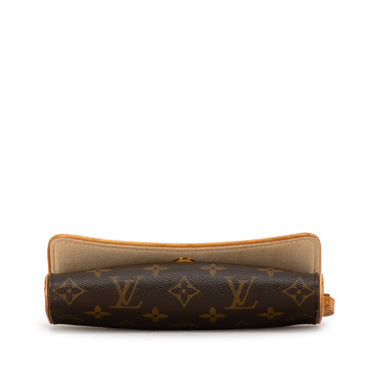 Brown Louis Vuitton Monogram Mini Lin Francoise Satchel