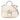 Cream Gucci Mini GG Marmont Aria Matelasse Top Handle Bag Satchel