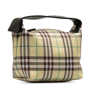 Beige Burberry Mini House Check Handbag - Designer Revival