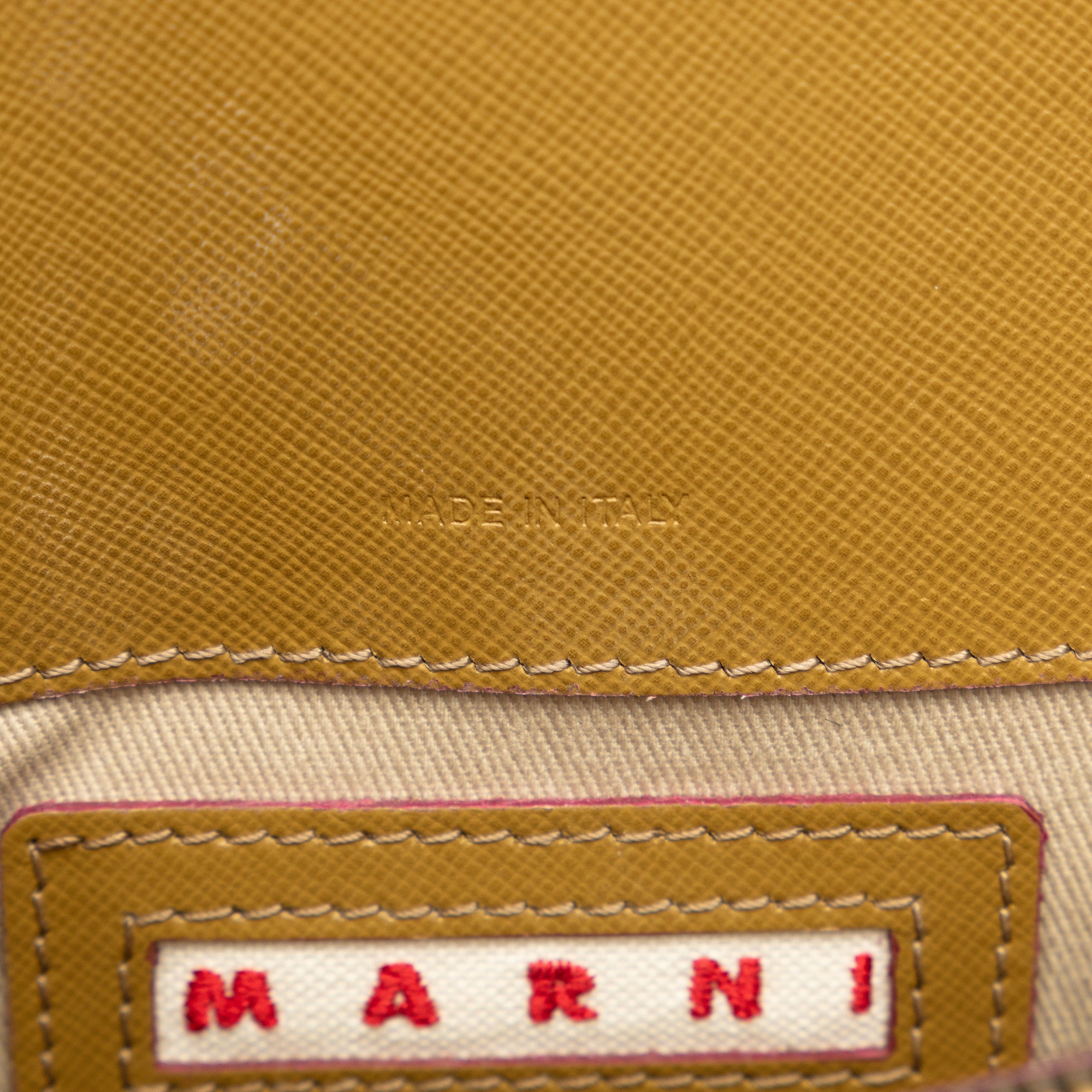 Green Marni Tricolor Leather Trunk Shoulder Bag - Atelier-lumieresShops Revival