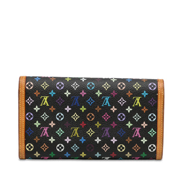 Black Louis Vuitton Monogram Multicolore Porte Tresor International Wallet