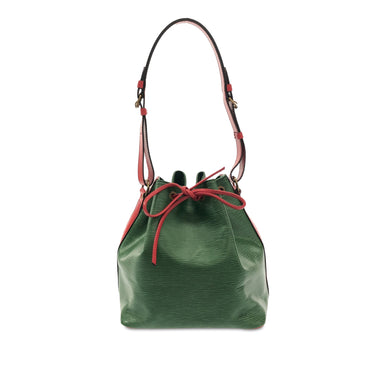 Green Louis Vuitton Epi Petit Bicolor Noe Bucket Bag