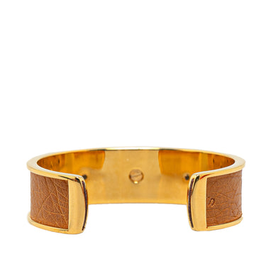 Gold Hermès Kelly Bangle Costume Bracelet