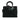 Black Dior Large Canyon Grained Lambskin Lady Dior Satchel