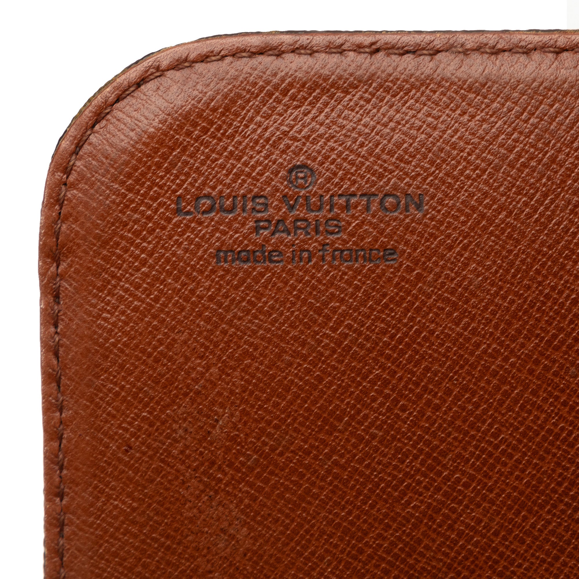 Bolso de mano Louis Vuitton Rivington en lona a cuadros marrón y cuero marrón