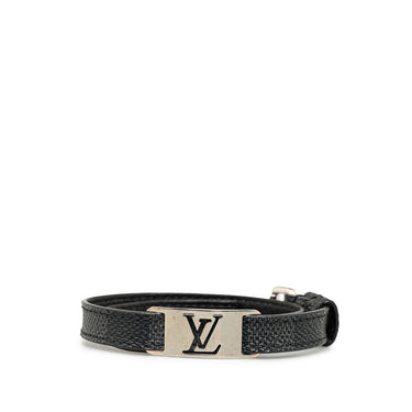 Black Louis Vuitton Damier Graphite Sign It Bracelet