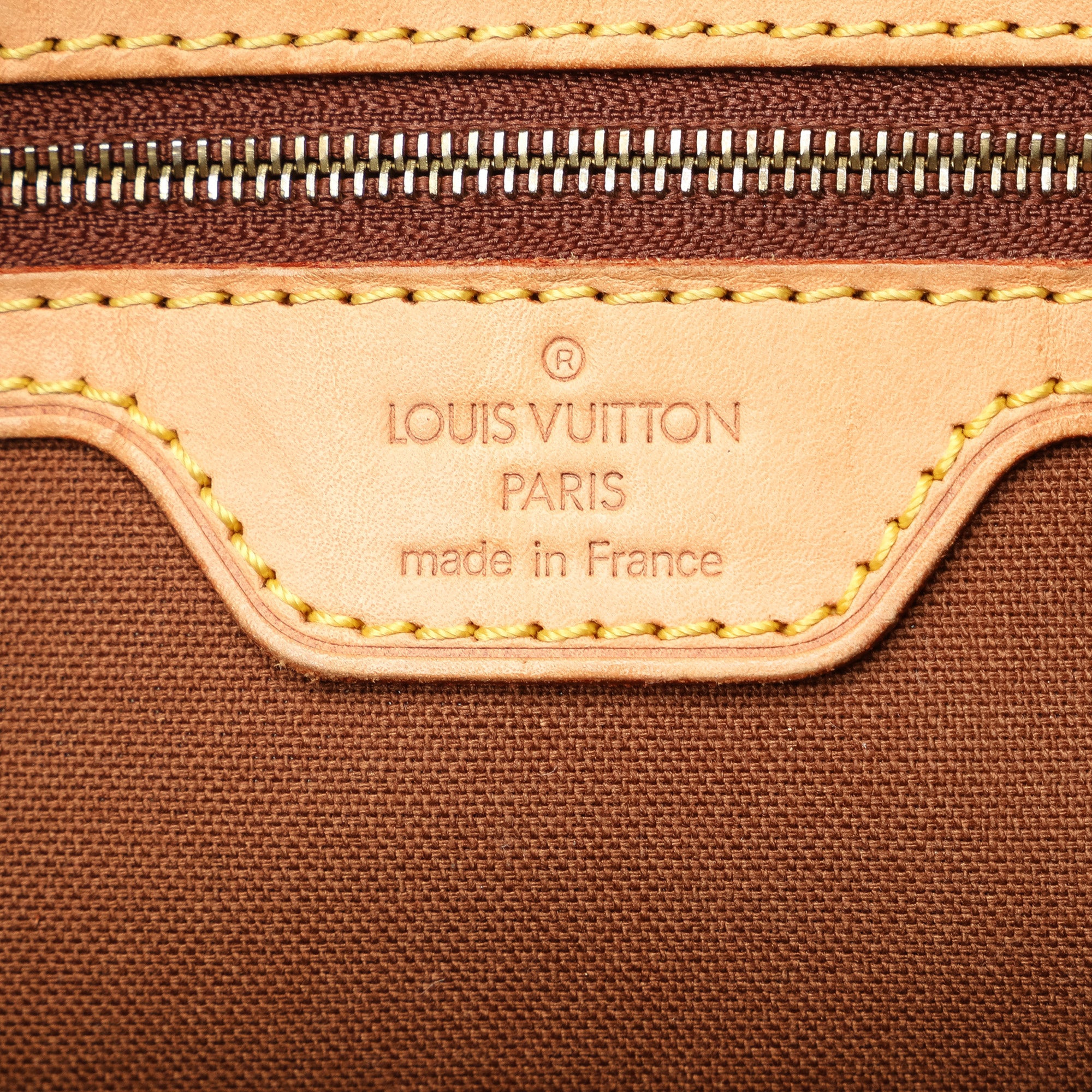 Borsa da viaggio Louis Vuitton Geant Aventurier in tela grigia e pelle naturale