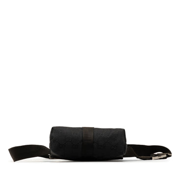 Black Gucci GG Canvas Belt Bag