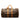 Borsa Louis Vuitton Saleya in tela a scacchi marrone e pelle marrone