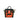 Orange Celine Nano Tricolor Luggage Tote Satchel