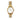Gold Hermès Quartz Stainless Steel Pullman Watch - Designer Revival