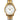 Gold Hermès Quartz Stainless Steel Pullman Watch - Designer Revival