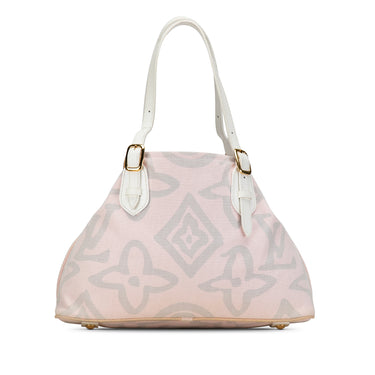 Pink Louis Vuitton Monogram Tahitienne Cabas PM Tote Bag
