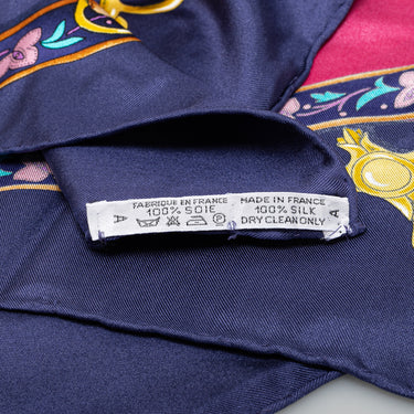 Pink Hermès Festival De Amazones Silk Scarf Scarves - Designer Revival