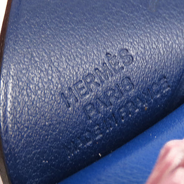 Blue Hermès Milo & Horse Hair GriGri Rodeo Bag Charm TPM - Designer Revival