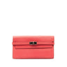 Pink Hermès Chevre Classic Kelly Wallet - Designer Revival