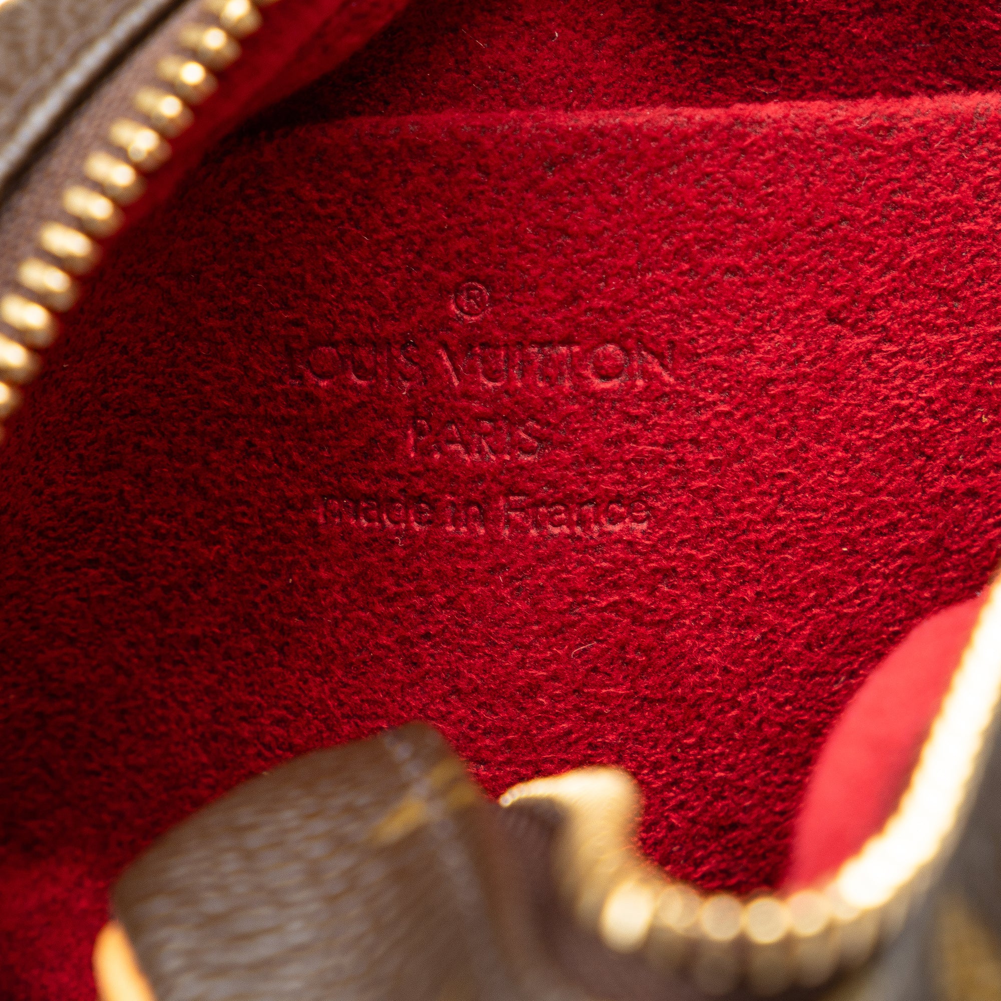 Sac de voyage Louis Vuitton Alize en toile monogram marron et cuir naturel