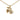 Gold Dior Flower Rhinestone Pendant Necklace - Designer Revival