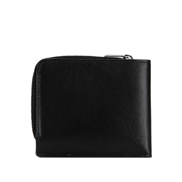 Black Saint Laurent Leather Compact Wallet