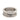 Silver Bvlgari 18K White Gold B.Zero1 Two Band Ring