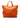 Orange Gucci Leather Tote Bag - Designer Revival