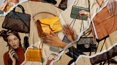 Gucci Babouska handbag in brown empreinte monogram leather