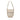White Bottega Veneta Intrecciato-Trimmed Hobo - Designer Revival