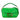 Green Fendi Mini Embossed Zucca Baguette Satchel