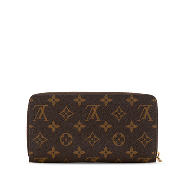 Brown Louis Vuitton Monogram Zippy Wallet - Designer Revival