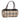Brown Burberry House Check Canvas Handbag