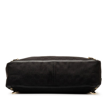 Black Gucci GG Canvas Abbey D-Ring Tote Bag - Designer Revival