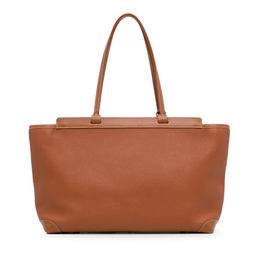 Brown Goyard Leather Bellechasse Biaude PM Tote Bag