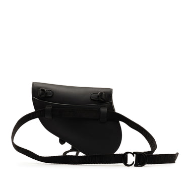 Black Dior Ultra Matte Saddle Belt Bag - Designer Revival
