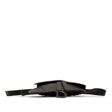 Black Dior Ultra Matte Saddle Belt Bag - Designer Revival