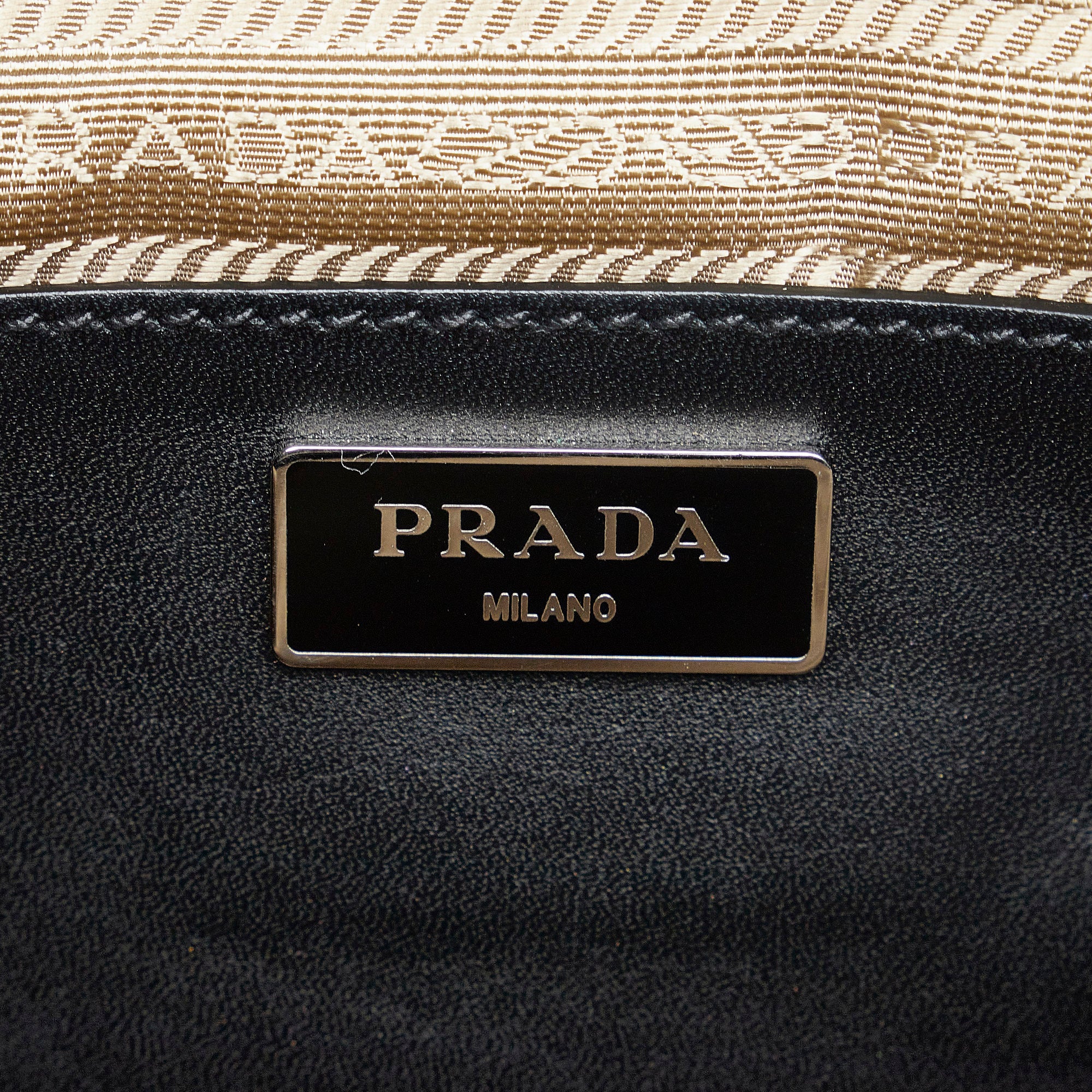 Prada Galleria Double Zip Stitched City Calf Blue