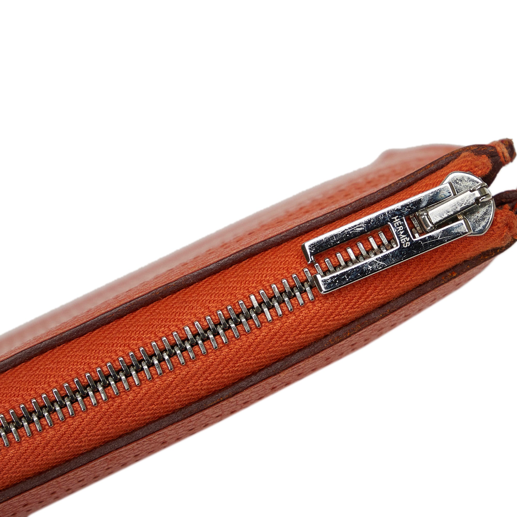 Hermès Hermes Orange Remix Voyage Wallet Leather Pony-style calfskin  ref.1000930 - Joli Closet